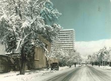  بارش برف، در تهران سال ۱۳۵۲+تصاویر