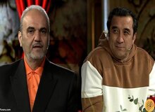 درگیری لفظی خداداد عزیزی و جواد خیابانی در برنامه زنده  +فیلم