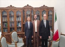 دیدار و گفتگوی غریب آبادی با سفرای روسیه و چین