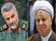 اشتراک نظر آیت‌الله هاشمی و سردار سلیمانی در «انقلابی‌گری»/  آیت الله هاشمی رفسنجانی سال  ۶۷: تعصب کور، انقلابی‌گری نیست/  شهید سلیمانی مرداد ۹۶: اینکه بگوییم من هستم و بچه‌های حزب اللهی خودم، نمی‌شود حفظ انقلاب!
