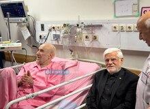 عیادت معاون اول رییس جمهور از سید محمد خاتمی