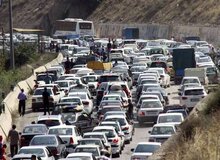 ترافیک در محورهای شمالی کشور سنگین است
