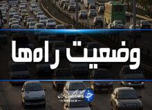 بارش برف و باران در جاده‌های ۱۵ استان کشور+اسامی محورهای برف گیر
