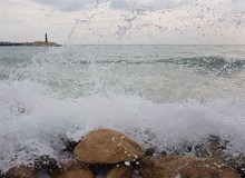 دریای خزر طوفانی می‌شود
