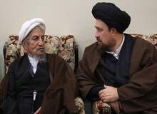حسن خمینی: آیت الله صانعی از جمهوری اسلامی دفاع منتقدانه داشتند