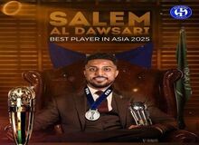 سالم الدوساری، ستاره الهلال، بهترین بازیکن سال آسیا شد