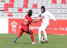 پیروزی زنان فوتبال ایران مقابل نپال