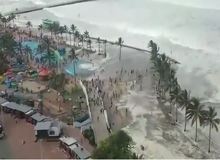 لحظه هولناک وقوع سونامی در ترکیه+فیلم 