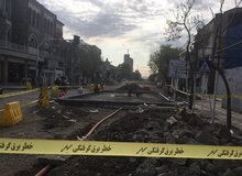 
سنگ‌فرش کردن پردردسر سه چهارراه و میدان بهارستان برای مردم
