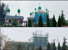 ادامه رفتار سرکوب مسلمانان توسط دولت چین/ تلگراف: چین عناصر تزئینی اسلامی از مساجد را تخریب کرده است