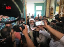 پورمحمدی در حسینیه ارشاد رأی خود را به صندوق انداخت 