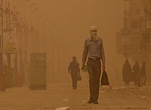 خاک در راه خوزستان