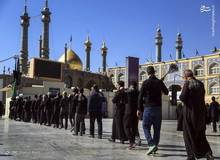 زنجیرزنی هیات عزاداری قمی ها در آستانه ورود به موج چهارم کرونا/ تصـــاویر