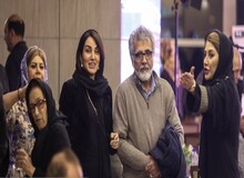 تصویر: بهروز افخمی و همسرش در شب کارگردانان سینما