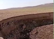 ایجاد حفره بزرگ در استان قونیه ترکیه 