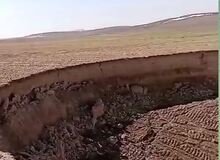 ایجاد حفره بزرگ در استان قونیه ترکیه 