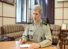 پیام تبریک وزیر دفاع درباره پایان سیطره شجره خبیثه داعش