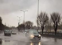 بارندگی در جاده‌های سه استان کشور

