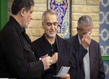 مراسم ترحیم خواهر رئیس‌جمهوری+ تصاویر