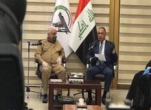 دیدار الکاظمی با رئیس سازمان الحشد الشعبی