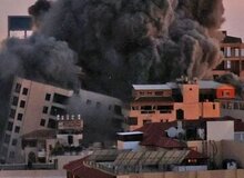 بمباران منزل دو تن از رهبران حماس در غزه