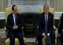 روسای جمهور آمریکا و مصر دیدار کردند