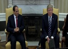 روسای جمهور آمریکا و مصر دیدار کردند