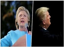 نظرسنجی وال استریت ژورنال و ان بی سی نیوز: پیشتازی کلینتون از ترامپ با اختلاف پنج درصد