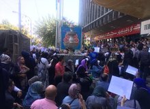 دستگیری تعدادی از تجمع‌کنندگان در مقابل شهرداری تهران
