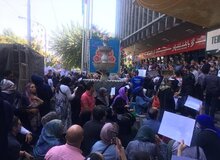 دستگیری تعدادی از تجمع‌کنندگان در مقابل شهرداری تهران
