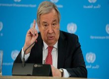گوترش: همه باید حق فلسطینیان برای تشکیل کشورشان را به رسمیت بشناسند

