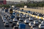 ترافیک نیمه‌سنگین در آزادراه قزوین ـ کرج ـ تهران و محور تهران ـ شهریار