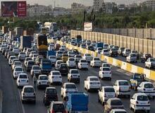 ترافیک محور رشت - قزوین سنگین است