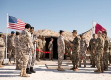 افتتاح مرکز فرماندهی مشترک قطر و آمریکا در العدید+تصاویر