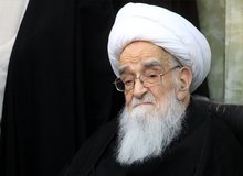 آیت‌الله جوادی آملی با آیت‌الله صافی‌ گلپایگانی دیدار کرد/ عکس

