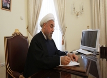دکتر روحانی درگذشت اعظم طالقانی را تسلیت گفت