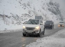 برف و کولاک در راه تهران/ جزئیات