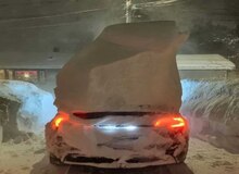 سوئد و نروژ زیر برف گم شده‌اند+تصاویر 