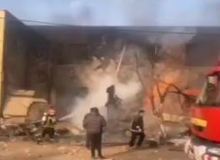 فیلم سقوط هواپیمای جنگنده درشهر تبریز/ خلبان ایجکت نکرد تا هواپیما به منطقه مسکونی برخورد نکند/ سه نفر درگذشتند/ FILM