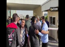 ببینید: برخورد فیزیکی و ممانعت از کار خبرنگاران در مراسم بازگشت تیم فوتبال ساحلی+فیلم