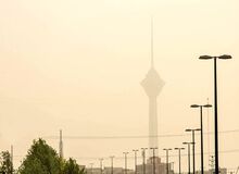 تداوم گرد و خاک در تهران