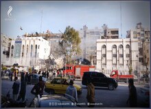 تصاویری حمله هوایی اسرائیل به کنسولگری ایران در سوریه+فیلم 