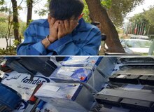دستگیری سارق باتری چراغ راهنمایی/ متهم:دل و جرئت داشتم و از تیربرق بالا می‌رفتم