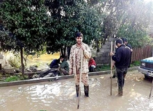 اعطا یک ماه مرخصی به سربازان مناطق سیل زده