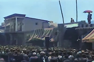 فیلم رنگی شده عزاداری عاشورا در سبزه میدان تهران سال ۱۳۱۰+فیلم