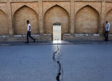 تخلیه کامل یک شهرک مسکونی اصفهان بر اثر فرونشست زمین