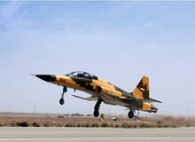 سقوط هواپیمای جنگی در تبریز