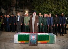 گفت‌وگوی آیت‌الله خامنه‌ای با خانوادۀ شهید سید رضی + فیلم