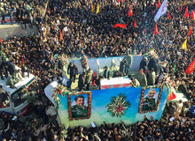 ازدحام عزاداران حاج قاسم در کرمان حادثه آفرید
