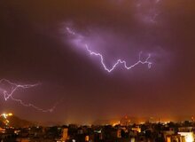 صاعقه در بوکان جان یک نفر را گرفت